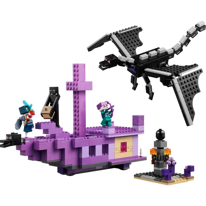 LEGO Minecraft Le dragon et le navire de l’Ender (21264)