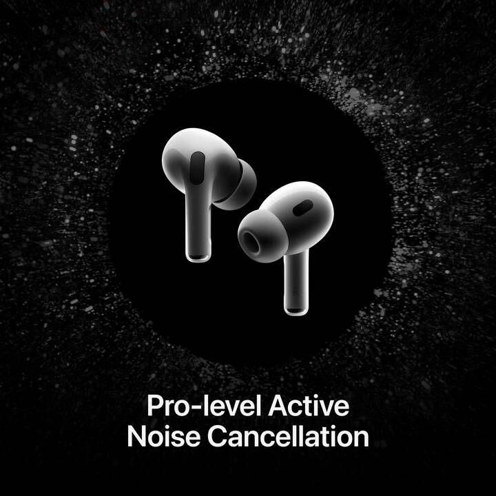 APPLE AirPods Pro 2nd Gen. avec Boîtier de charge MagSafe (USB-C, ANC, Blanc)