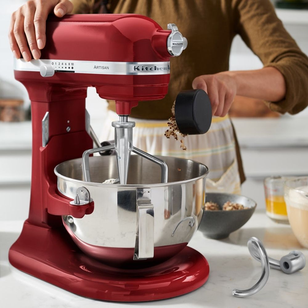 KitchenAid - Batteur sur socle Artisan 6,9 L - Rouge Empire
