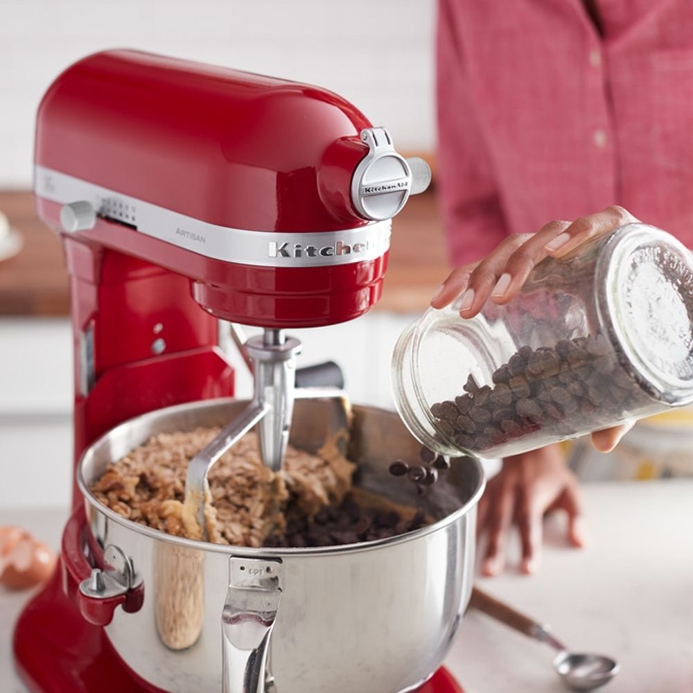 KitchenAid - Batteur sur socle Artisan 6,9 L - Rouge Empire