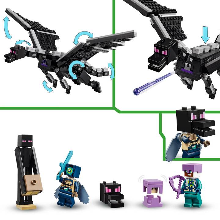 LEGO Minecraft Le dragon et le navire de l’Ender (21264)