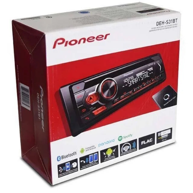 Pioneer DEH-S31BT Autoradio Bluetooth simple DIN, compatible Android et iOS (neuf)