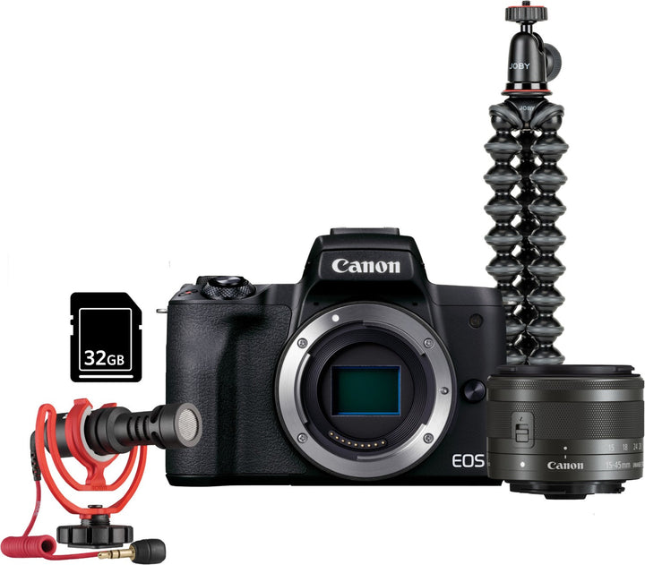 Canon EOS M50 Mark II Vlogger Kit Digitale Systemkamera schwarz