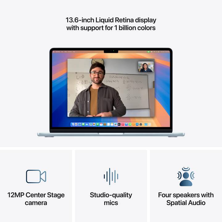APPLE MacBook Air 2025 (13.6", Apple M4 Chip, 16 GB RAM, 256 GB SSD, Midnight black)