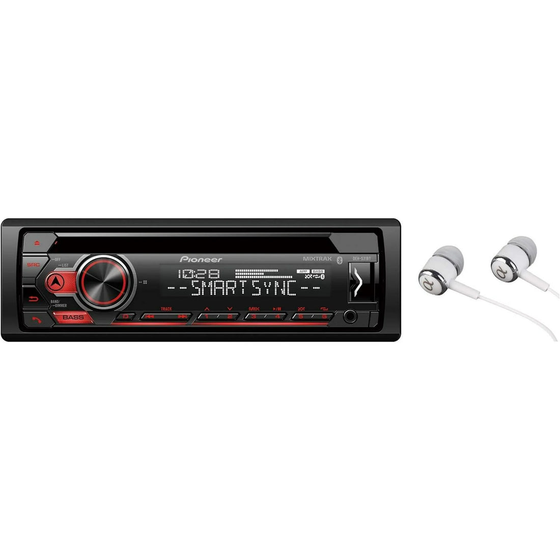 Pioneer DEH-S31BT Autoradio Bluetooth simple DIN, compatible Android et iOS (neuf)