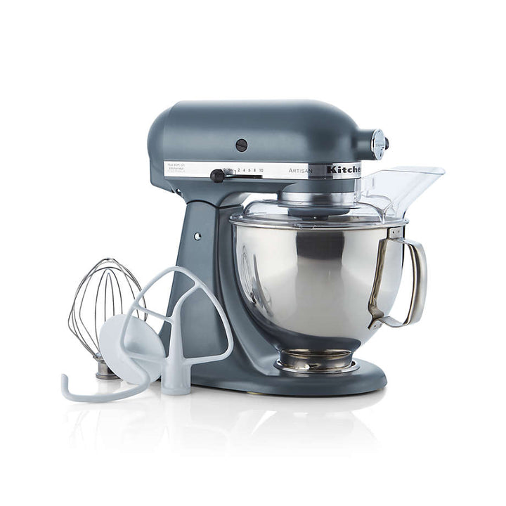 Batteur sur socle à tête inclinable bleu acier KitchenAid® Artisan® Series de 5 pintes
