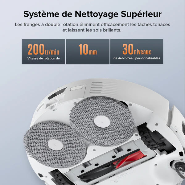 Roborock Qrevo Edge S5A robot aspirateur laveur avec station d’accueil multifonctionnelle 3.0