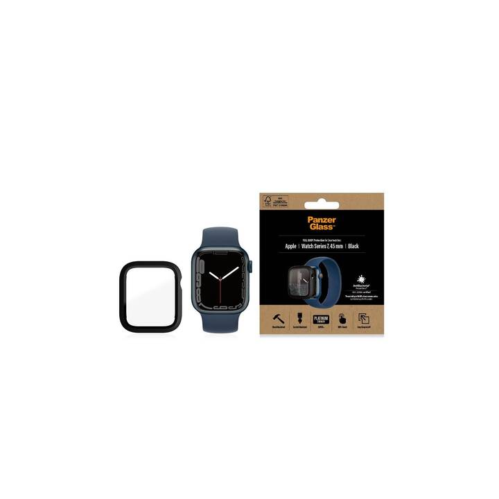 PANZERGLASS Full Body Apple Watch Series 7 45mm Film protecteur (Apple Watch 45 mm, Noir)