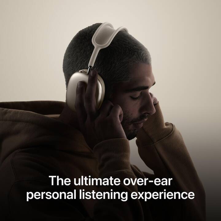APPLE AirPods Max (USB-C, ANC, Bluetooth 5.0, Lumière stellaire)