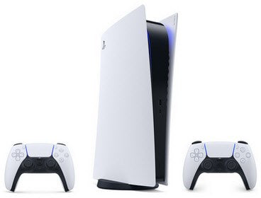 Sony PlayStation 5 Dig.Ed. (o. Laufwerk) Konsole inkl. 2. Controller