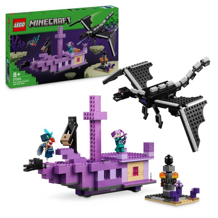 LEGO Minecraft Le dragon et le navire de l’Ender (21264)